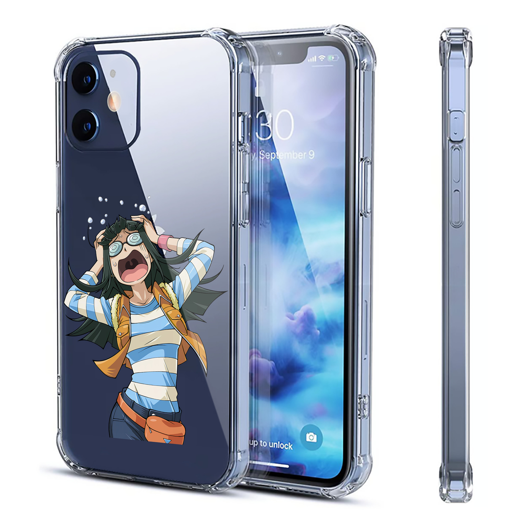 （画像用） 遊☆戯☆王 Yu-Gi-Oh! 【iPhone 12シリーズ対応】透明スマホケース（クリアソフトケース）